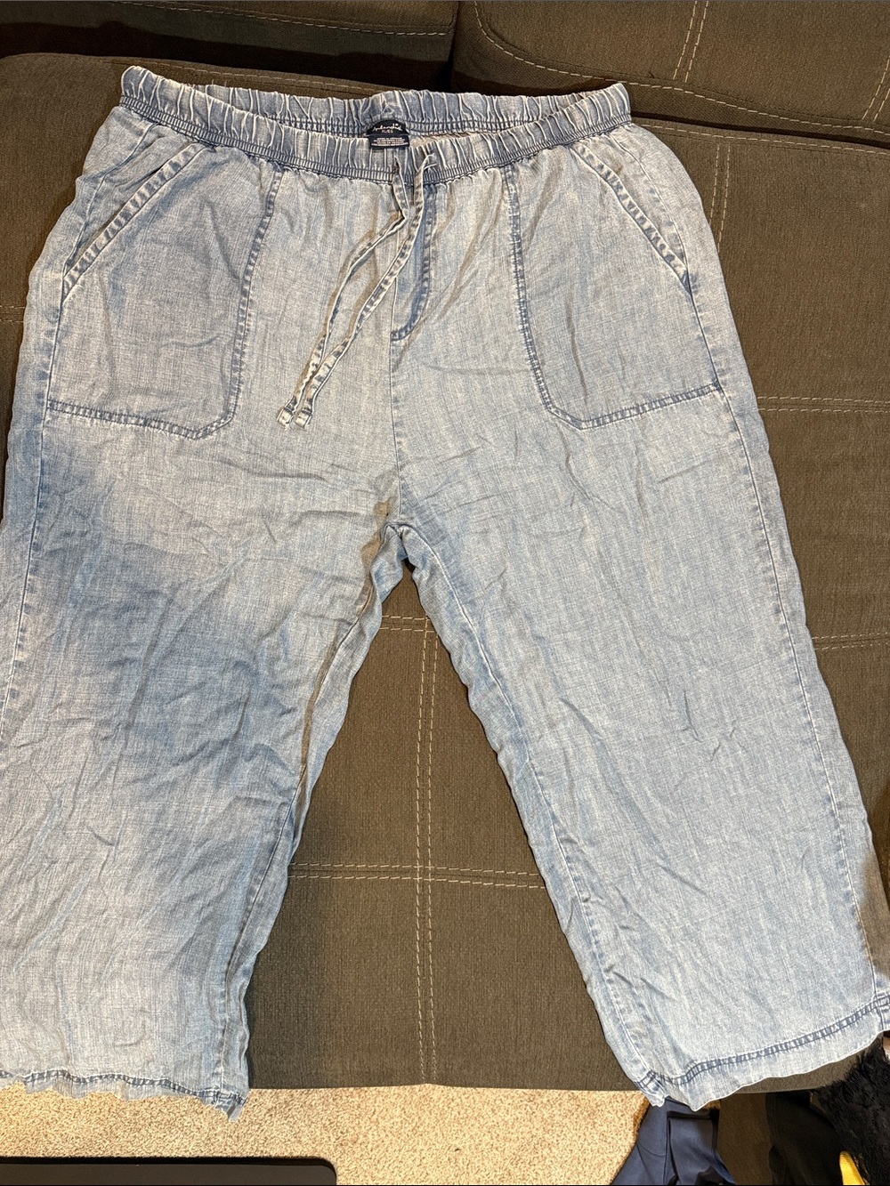 Splendid Light Blue Chambray Drawstring women